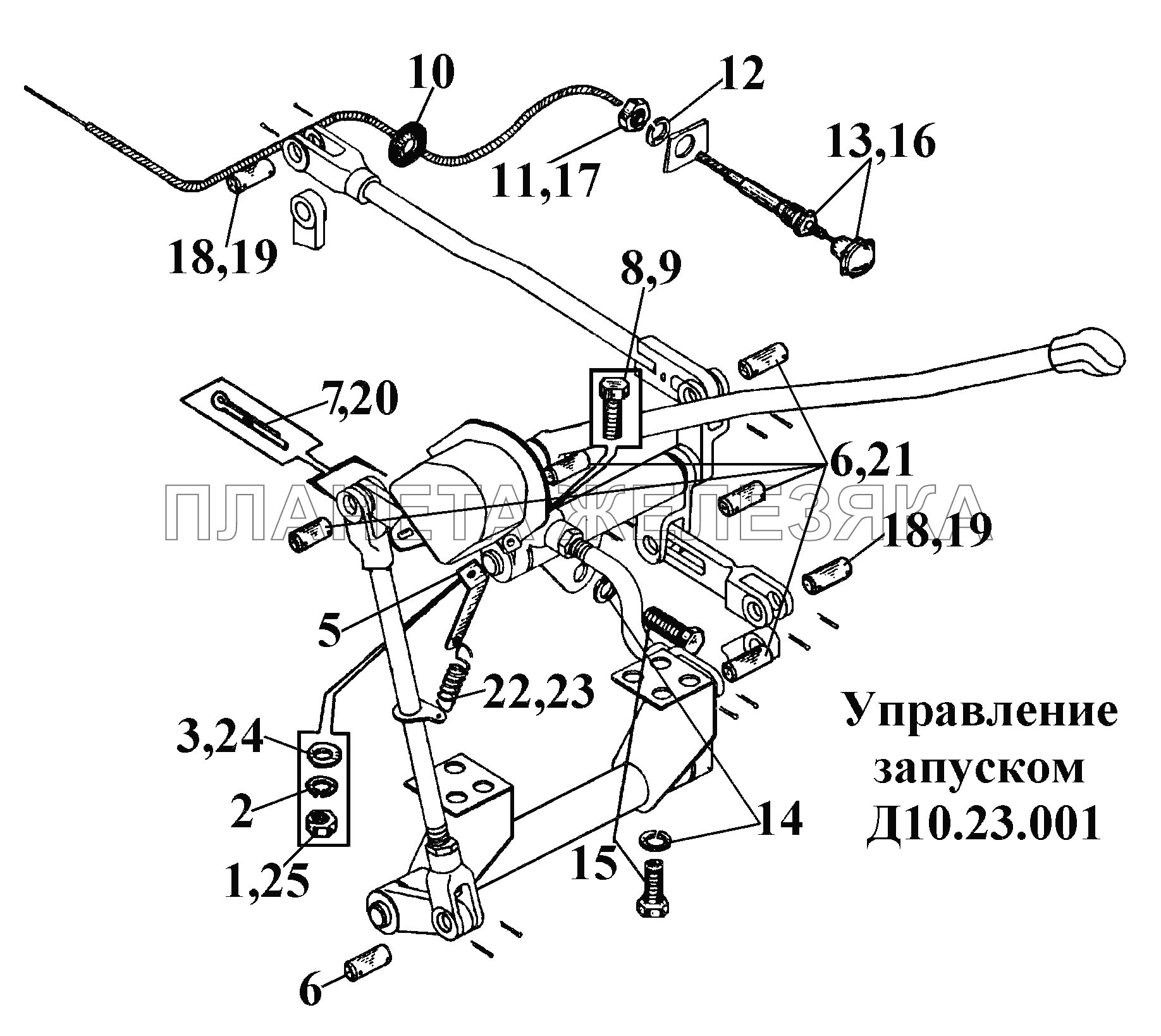 Управление запуском Д10.23.001 (1) ВТ-100Д