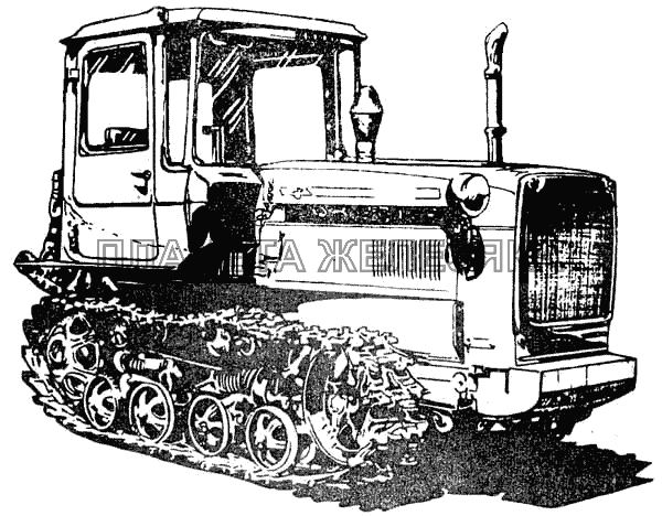 Общий вид трактора ДТ-75МВ ДТ-75МВ