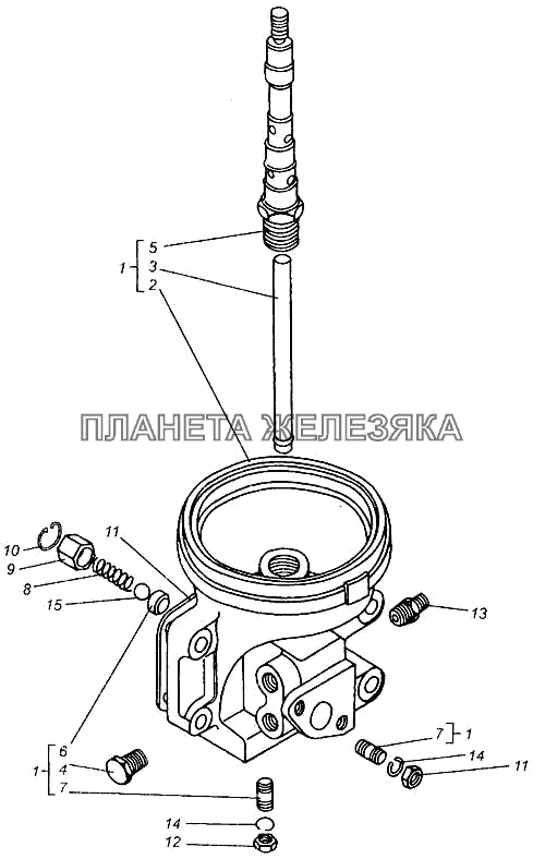 Центрифуга масляная полнопоточная ДТ-75В, ДТ-75БВ, ДТ75Н