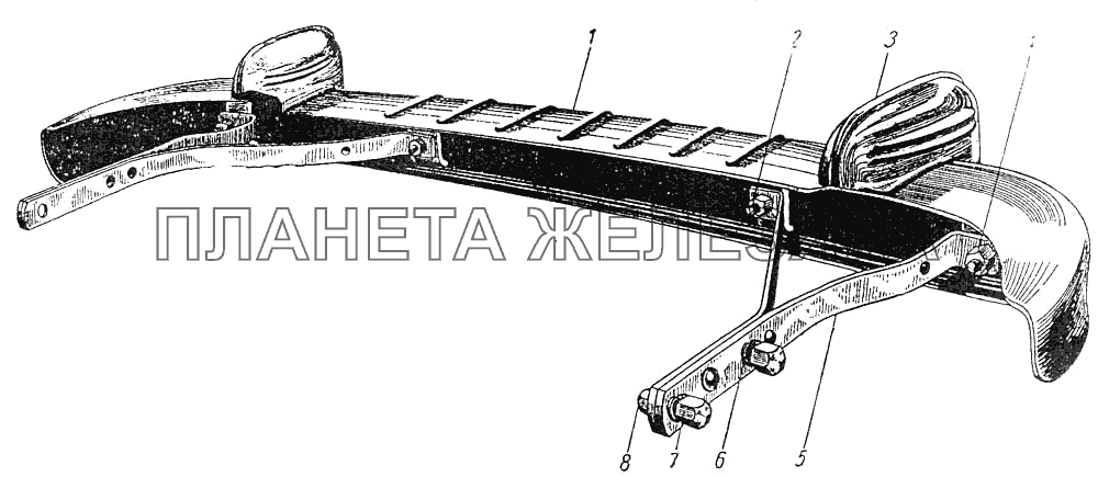 Буфер задний ЗИС-110 Буфер задний ЗИС-110