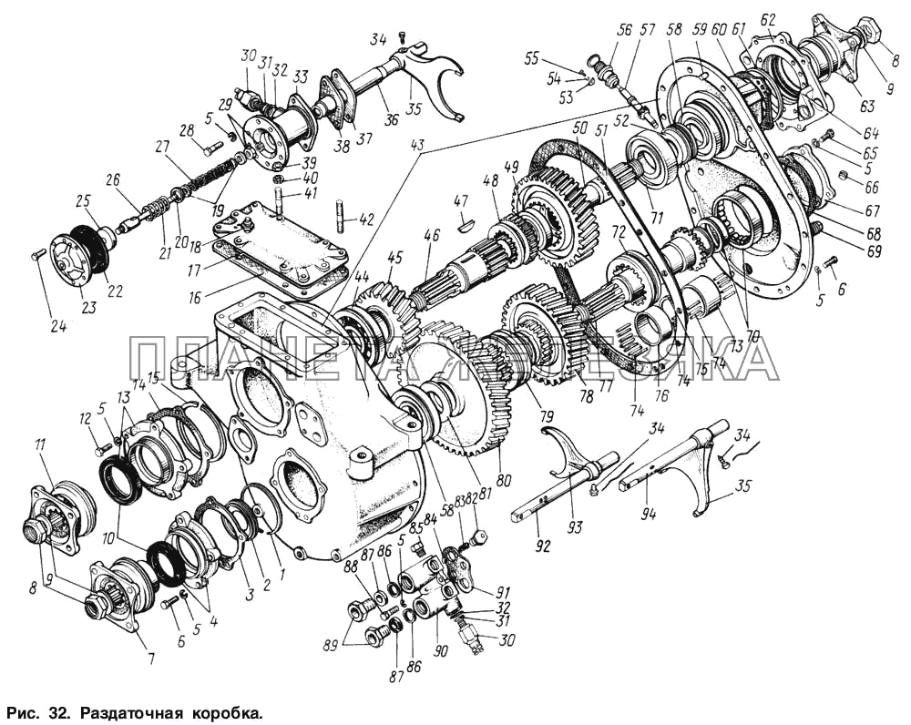 Раздаточная коробка ЗИЛ-131