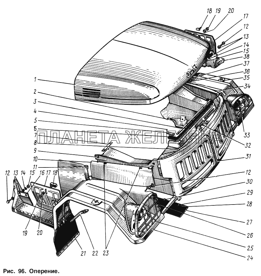 Оперение ЗИЛ-131