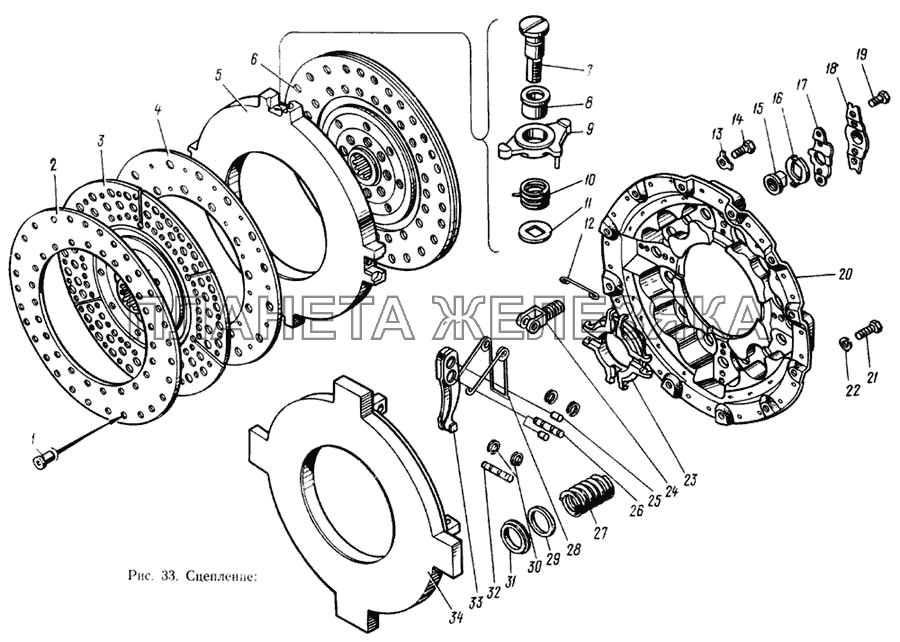 Сцепление ЗИЛ-133ГЯ