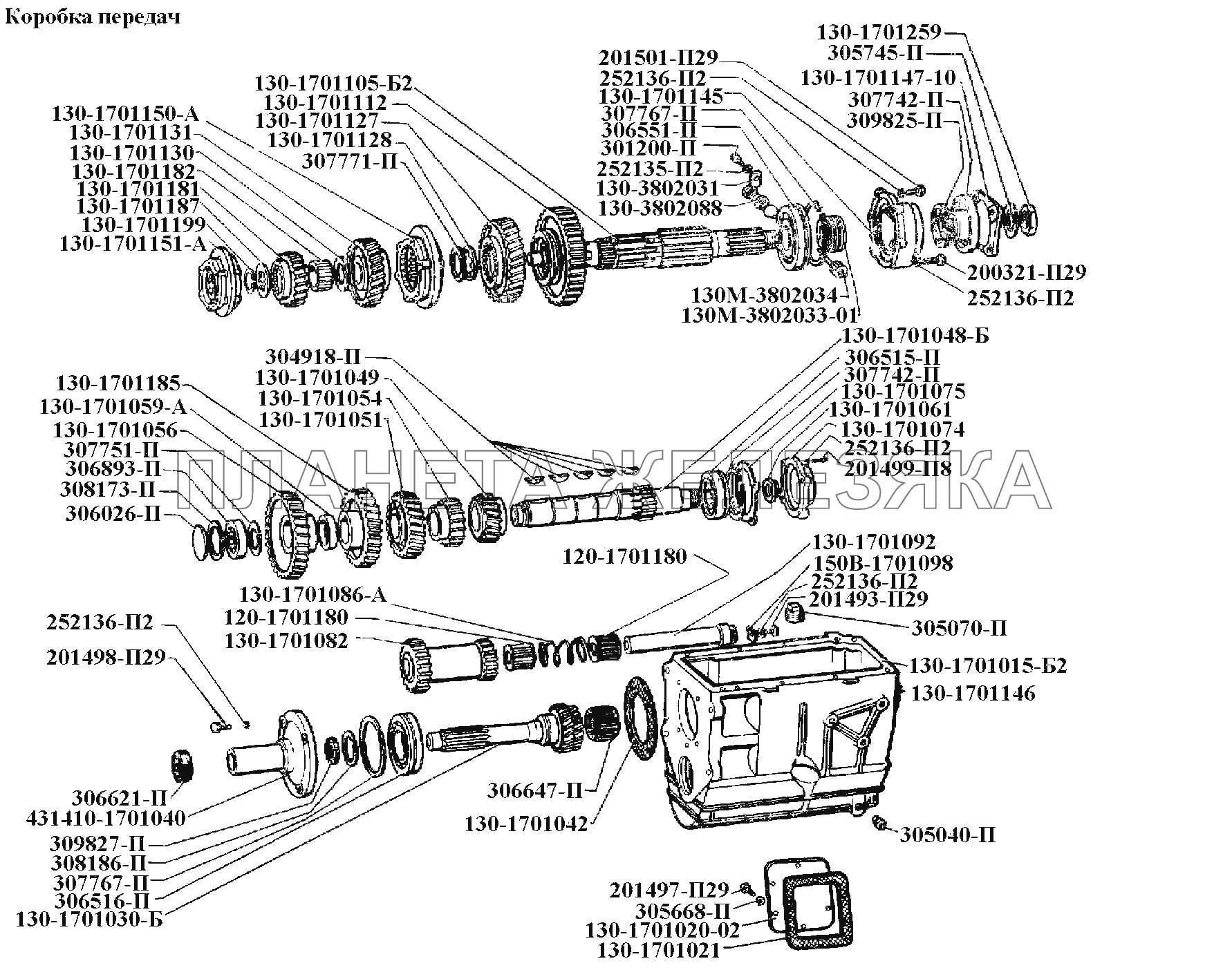 КПП\Коробка передач ЗИЛ-431416