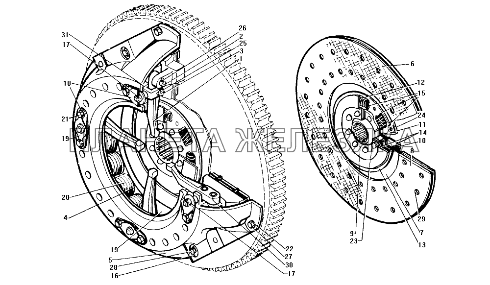 Сцепление ЗИЛ-130