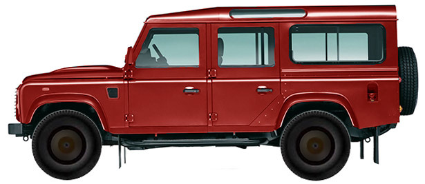 Диски на LAND ROVER Defender 2.4 TDI 1998