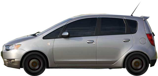 Диски на MITSUBISHI Colt 1.1 MPI 2008