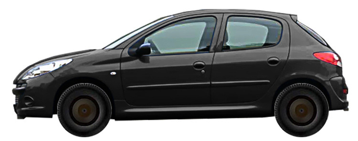 Диски на PEUGEOT 206+ 2A, 2J Hatchback 5d (2009 - 2012)