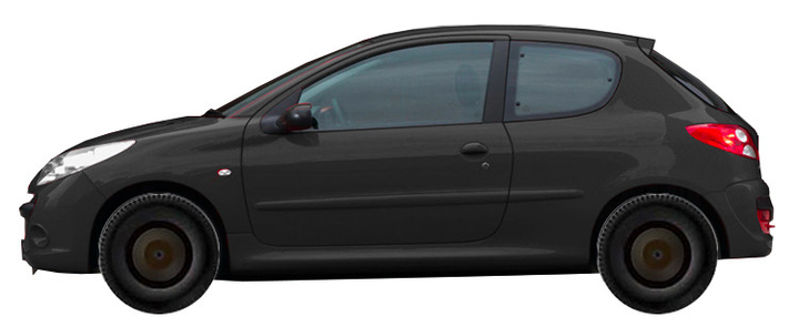 Диски на PEUGEOT 206+ 2C, 2H Hatchback 3d (2009 - 2012)