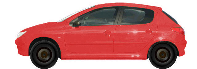 Диски на PEUGEOT 206 1.6 16V 1998