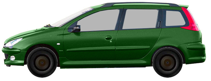 Диски на PEUGEOT 206 1.6 HDi FAP 2002