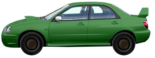 Диски на SUBARU Impreza WRX GD/GG sedan (2000 - 2005)